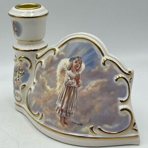 Bradford Exchange Circle of Light Candle Holder: Dona Gelsinger "Light of Hope”